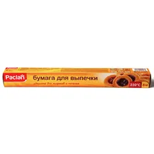 Бумага для выпечки Paclan, в коробке, 8 м х 38 см