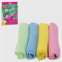 Салфетки универсальные, 30х30см, КОМПЛЕКТ 4шт, микрофибра, PACLAN "Practi Microfiber", ш/к74825 410