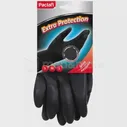 Paclan Перчатки неопреновые Paclan Extra Protection (L) чёрные 1 пара