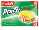 Paclan губки для посуды Practi Profi 2шт