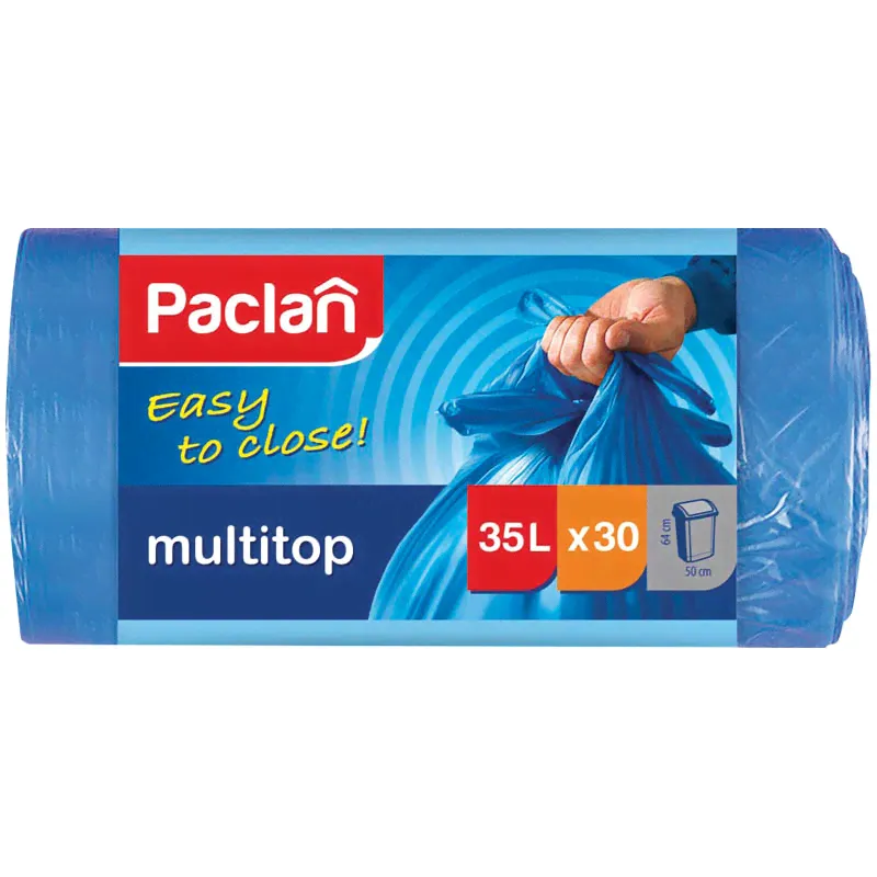Мешки для мусора 35л Paclan-0