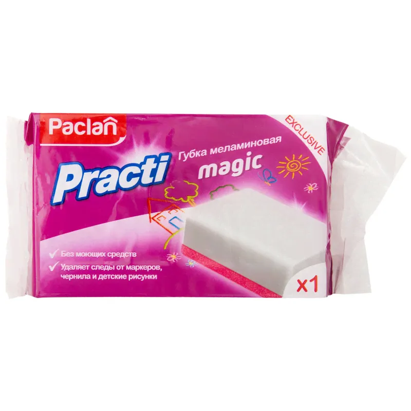 Губка Paclan Practi Magic меламиновая-2
