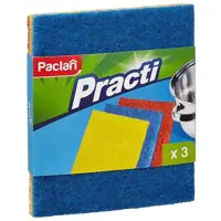 Салфетки для уборки абразивные Paclan Practi-0