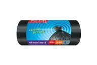 Мусорные пакеты 20 л, 450x550 мм, 40 шт/рул. черные, Paclan Standart