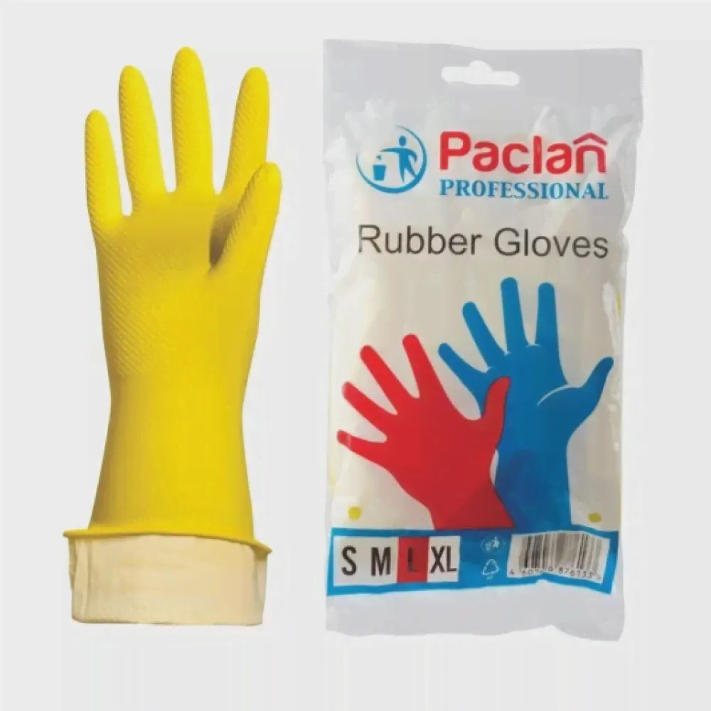 Перчатки хозяйственные Paclan, размер S,
