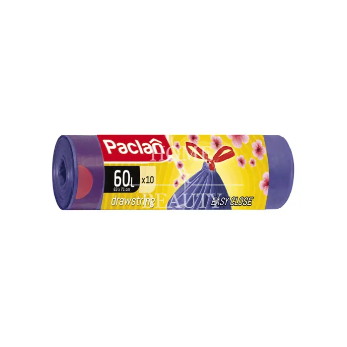 PACLAN Мешки для мусора с завязками AROMA 60л 10шт