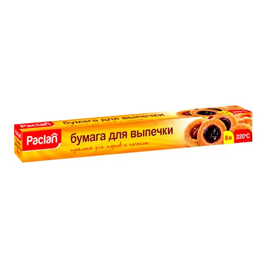 Бумага для выпечки 0,38*8м PACLAN в коробке 1/24