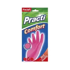 Paclan Practi Comfort перчатки резиновы размер М