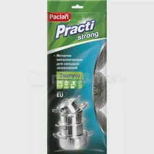 Paclan Practi Мочалка металлическая малая 3 шт/упак.