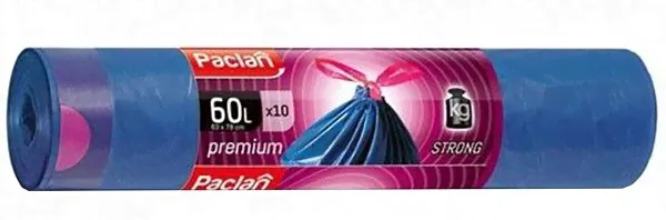 Мешки для мусора Paclan Premium 63*78 10шт 60л-0