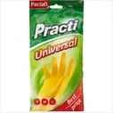 Перчатки резиновые Paclan Practi Universal L, с х/б напылением