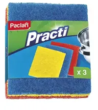 PACLAN PRACTI АБРАЗИВНАЯ МОЧАЛКА, 3ШТ