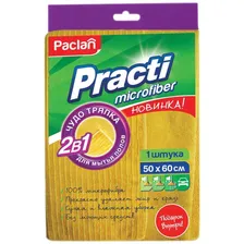 Paclan, Салфетка для уборки Practi Microfiber Mix, 8 шт