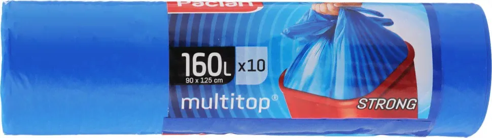 Paclan Пакеты для мусора Multi-Top 160 л 10 шт ПВД-0