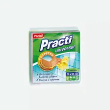 Салфетки хозяйственные вискозные Paclan Practi универсальные 38х38 см 3 шт