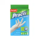 Перчатки Paclan, L, латекс, 10 шт.