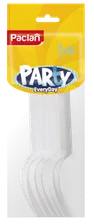Вилки пластиковые Paclan Party Every Day 6шт белые