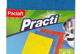 Мочалки абразивные Paclan, 3 шт