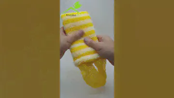 Массажная длинная мочалка для душа и бани "Сирень"