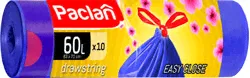 Мешки для мусора Paclan Aroma с тесьмой 60 л 10 штук-0