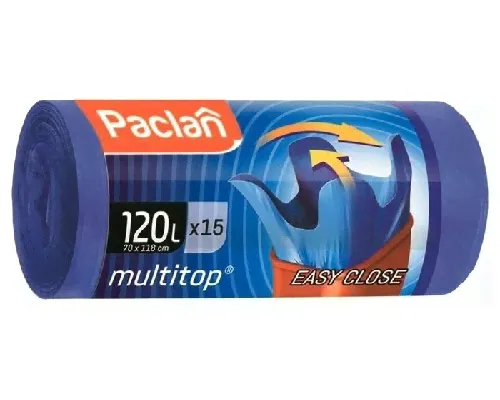 Мешки для мусора Paclan MultiTop 120 л (15 шт.)