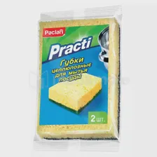 Paclan Practi Губки для посуды целлюлозные 2 шт/упак.