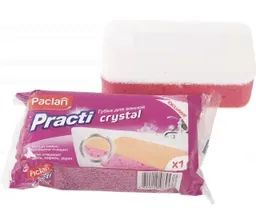 Губка для ванной Paclan Practi Crystal замша