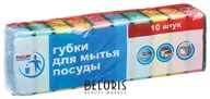 Paclan Губки для мытья посуды 5х8см 10шт./уп. Paclan