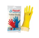 Перчатки хозяйственные резиновые жёлтые PACLAN, размер L, пара