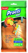 Влажные салфетки для мытья пола Paclan 10шт/уп