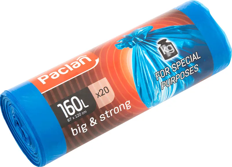 Мешки для мусора Paclan Big&Strong 20шт, 160л-1