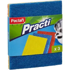 Губки абразивные Paclan 150x125x20 мм 3 штуки в уп 272196