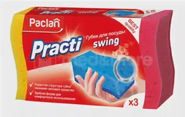 Paclan Practi Swing Губки для посуды 3 шт/упак.