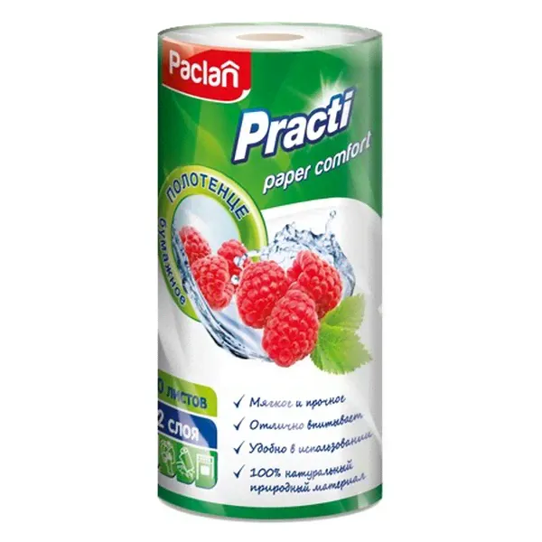 Полотенце бумажное Paclan Practi Comfort kitchen 60 шт
