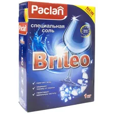 Соль для посудомоечных машин Paclan Brileo Специальная (1 кг)