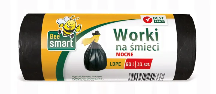 PACLAN МЕШКИ ДЛЯ МУСОРА 60л Контейнеры для мусора STRONG