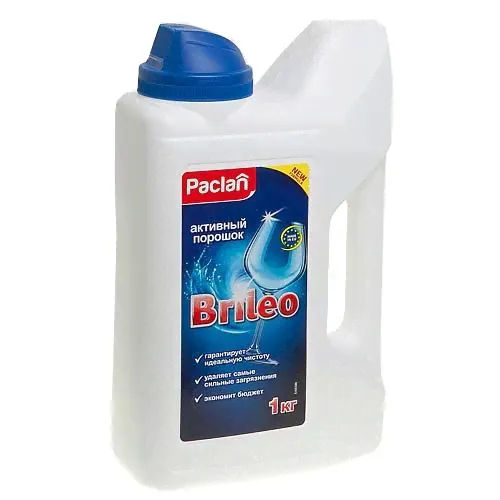 Paclan Brileo Активный порошок для посудомоченых машин 1 кг