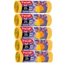Мешки для мусора Paclan aroma 35 литров желтые 20 мешков 5 рулонов