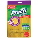 Тряпка для мытья пола Paclan Practi 50х60см, микрофибра, желтая