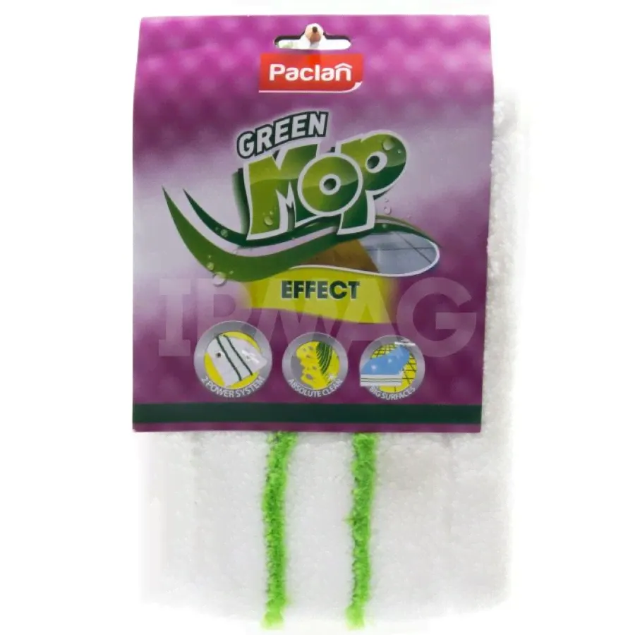 Насадка для швабры Paclan Green Mop Microfibre Микрофибра