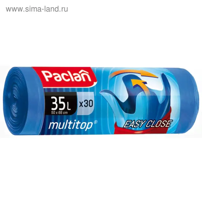 Мешки для мусора PACLAN MULTITOP, 35 л, 30 шт.