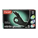 Перчатки нитриловые Paclan черные S 50 шт