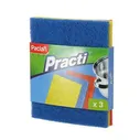 PACLAN PRACTI Абразивная мочалка, 3шт/40 409220