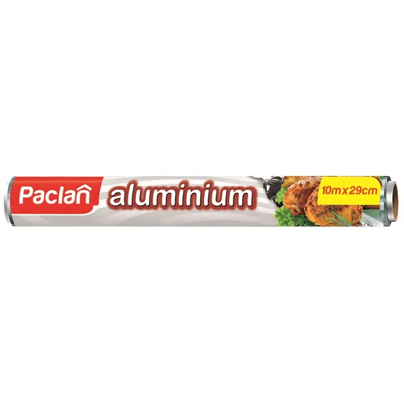Фольга пищевая алюминевая (рулон 10м х 30см) PACLAN