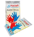 Перчатки хозяйственные резиновые жёлтые PACLAN, размер L, пара