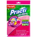Салфетка губчатая для уборки Paclan Practi Microfiber 2в1 универсальная 17x23 см (1 шт)