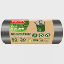 Paclan For Nature Multitop Мешки для мусора 60 литров 18 мкм 20 шт/рул.