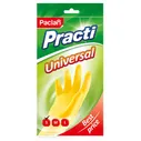 Перчатки резиновые Paclan Universal р. S, желтые