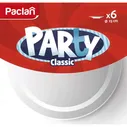 Тарелка пластиковая одноразовая круглая Paclan Party